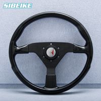 JDM Universal Black Steering Wheel 14inch 350mm Modified Car Racing Steering Wheel for Honda Furniture Protectors  Replacement Parts