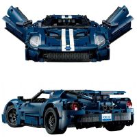 In stock Ford GT 42154 With lighting Technology Car Model building block 1:12 Technical Car building block toy birthday gift Building Sets