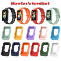 ป้องกันซิลิโคนเคสสำหรับ Huawei Band 8สมาร์ทวอท์ชภาพกรอบป้องกันสำหรับ Huawei Band8อุปกรณ์เสริมกรอบกันชน