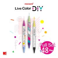 ปากกา Monami Live Color DIY ครบเซ็ต 48 ชิ้น