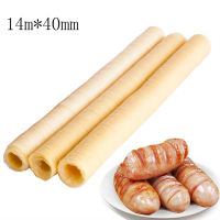 JIANG Sausage Packaging Tools 14m*40mm Sausage Tube Casing for Sausage edible Casings