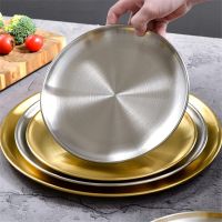 【CW】 304 Hairline Mirror   Steak Plate Tray - Dinner Plates Aliexpress