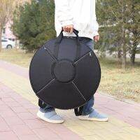 [COD] 22 inch handpan hand dish bag instrument D minor Kurdish steel tongue drum double backpack HANDPAN