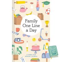 ส่งฟรีทั่วไทย &amp;gt;&amp;gt;&amp;gt; (New) Family One Line a Day: A Three-Year Memory Journal Diary หนังสือใหม่พร้อมส่ง