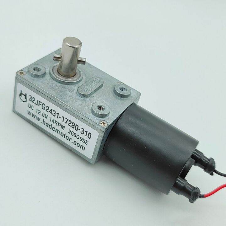 มอเตอร์เทอร์โบ370ขนาดเล็ก32มม-ไมโคร7แบบมอเตอร์เกียร์ไฟฟ้ากระแสตรง6v-12v-14rpm-มอเตอร์ความเร็วต่ำลดแรงบิดขนาดใหญ่ของเล่นเทิร์นเทเบิล-diy