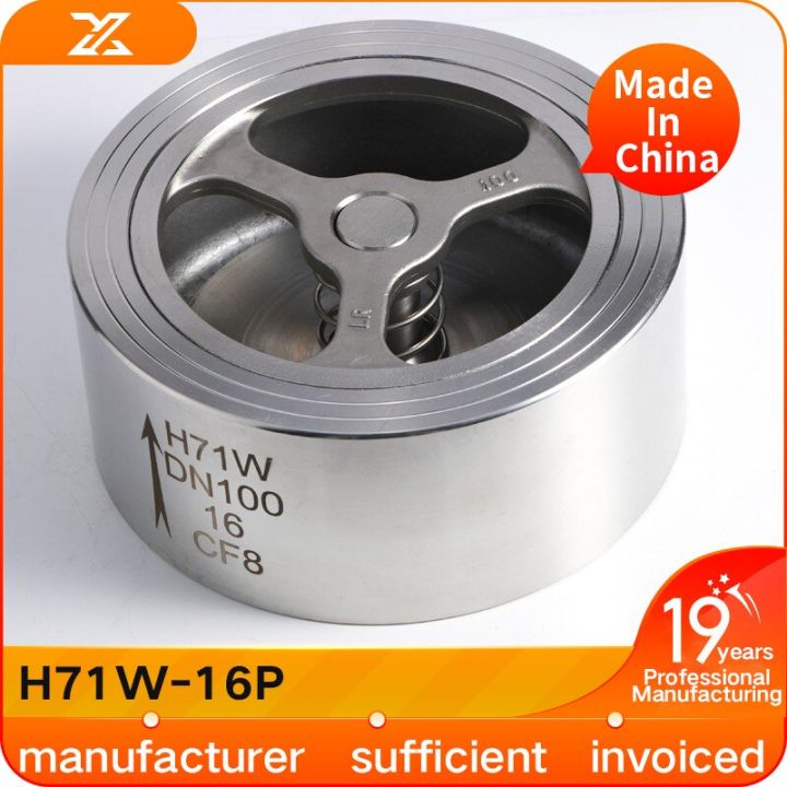 304-stainless-steel-h71w-check-valve-wafer-check-valve-check-valve-dn20-25-50-65-80-100-clamps