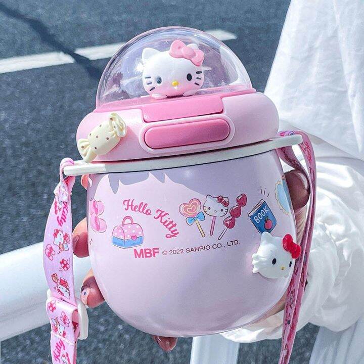 Sanrio Ml Stainless Steel Cute Kuromi Mylody Cinnamoroll Insulation