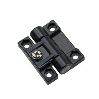 Adjustable Damping Black Small Hinge Cabinet Door Hinge ABS Nylon Plastic Black Hinge Door Hardware Locks