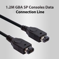 New 1.2m 2 Players Data Link Connect Cable Cord For Gameboy Advance GBA SP Consoles Cable GBATO GBA/SP Dual-purpose Line Black