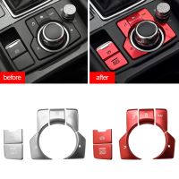 7PCS Aluminum Electronic Parking Brake Automatic Parking Button Cover for CX-5 Mazda3 AXELA MAZDA6 ATENZA CX-3 CX-4 CAR STYING