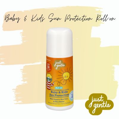 Just Gentle โรลออนทากันแดดสำหรับเด็ก Baby &amp; Kids Sun Protection Roll-on SPF 50 PA++ (60 ml)