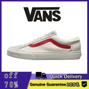 Vans old skool style 36 marshmallow racing on sale red