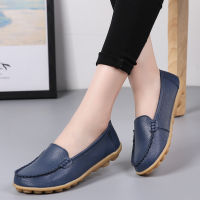 2022 Women Flats Ballet Shoes Woman Cut Out Leather Breathable Moccasins Women Boat Shoes Ballerina Ladies Casual Shoes