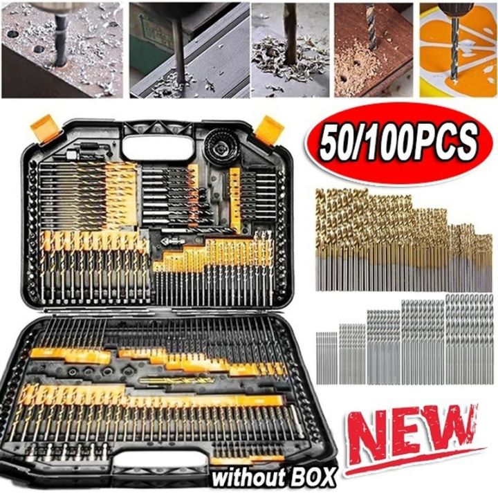 elegant-100-50pcs-titanium-coated-drill-bits-set-hss-mini-extractor-drill-bit-1-1-5-2-2-5-3mm-for-metal-wood-aluminum-drilling-tools