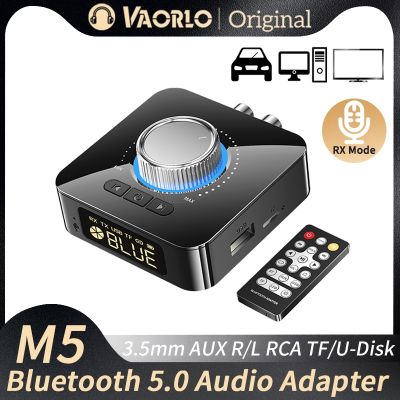 Bluetooth Receiver Transmitter LED BT 5.0 Stereo AUX 3.5mm Jack RCA Handsfree Call TF U-Disk TV Car Kit Wireless Audio Adapter