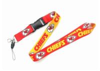 Football Kansas City Sports &amp; Rugby Chiefs Team Keychain Lanyard Neck Strap Keyring For ID Pass Badge USB Holder Rope Lanyard