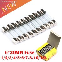 ✥ 100 Pieces 6x30mm Glass Fuse Tube Fuse 6x30mm Fast Fusing 250V 0.5A 1A 2A 3A 4A 5A 6A 8A 10A 12A 15A 20A 25A 30A 6X30