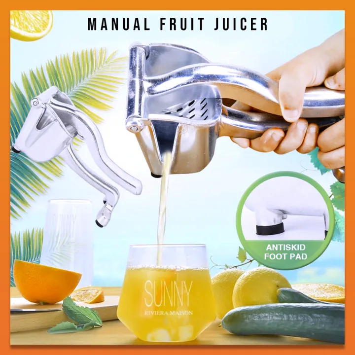 Manual Fruit Juicer(Heavy Duty Handhold Press Fruit Manual Juicer