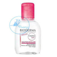 ของแท้ Bioderma Sensibio (Crealine) H2O 100 mL ขวดชมพู สำหรับผิวบอบบางแพ้ง่าย ใช้เช็ดทําความสะอาดผิวหน้าและเครื่องสําอางได้สะอาด เหมาะกับทุกสภาพผิวเลยค่ะ