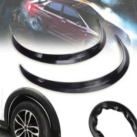 VODOOL 2pcs Universal Car Accessories Wheel Fender Flare Extension Wide Arch Protector Black Stripe Car Styling High Quality