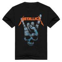 Hot sale Metallica Band Thin Lizzy band graphic Mens 100% Cotton Round Neck Short Sleeve T-Shirt  Adult clothes