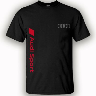 Audi graphic cotton O-neck T-shirt for men