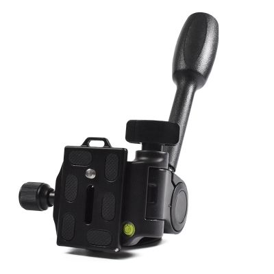 Panoramic Tripod Head Hydraulic Fluid Video Damping Metal Head for Tripod Monopod Camera Holder Stand Mobile