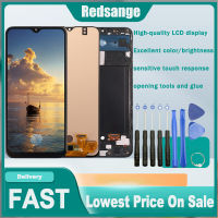 Redsange จอ OLED สำหรับ Samsung Galaxy A30s A307 A307F /Ds A307FN /Ds หน้าจอสัมผัสแบบดิจิตอลแสดงผล Lcd สำหรับเปลี่ยน A30S Samsung ด้วยกรอบกลางสำหรับ A30S Samsung/A307F