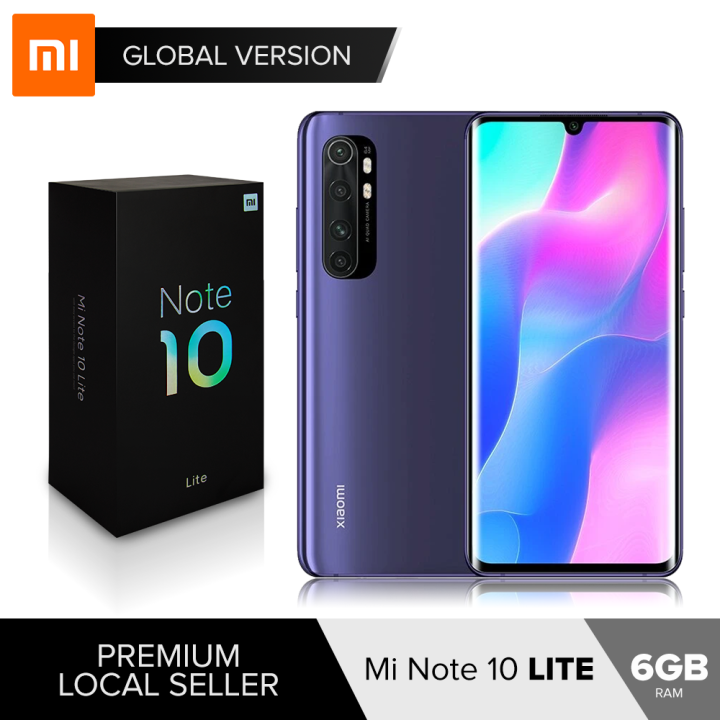 XIAOMI MI Note 10 Lite 6GB RAM 128GB ROM 6.47 FHD 3D Curved AMOLED