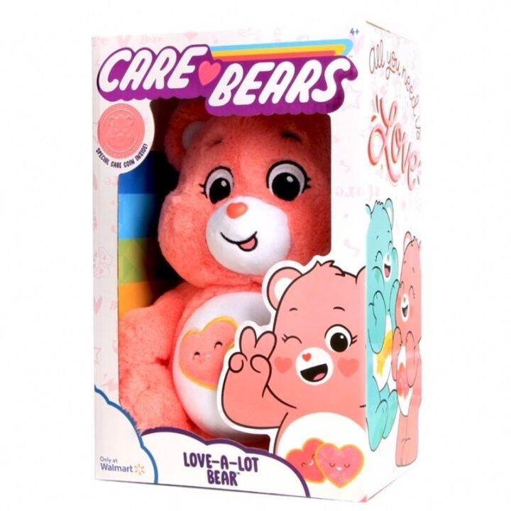 usa-ตุ๊กตาแคร์แบร์-care-bears-พร้อมส่ง-มีกล่อง-carebears-love-a-lot-bear-สินค้าจากอเมริกา