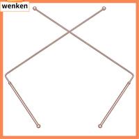 WENKEN 2PCS ทองแดง99.9% อุปกรณ์ล่าสัตว์ผี ทองแดงบริสุทธิ์ Dowsing rods เครื่องมือล่าสัตว์ผี ล่าผี การล่าผี