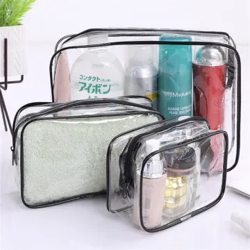  Rownyeon Clear Makeup Bag, Travel Toiletry Bag Makeup