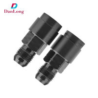 DANLONG STORE 2Pcs Fuel Line Rail EFI Adapter Fittings Feed/Return AN6 To 3/8" 5/16" Quick Connect Threaded EFI Connector