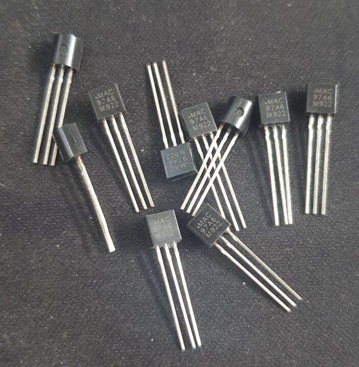 Transistor MAC97A6 97A6 Thyristor Logic level Triac 400V 0.6A TO-92 ...