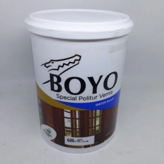 Cat Politur Vernis Kayu Boyo Water Based 1 Kg Plitur Bahan Dasar Air Lazada Indonesia 3195