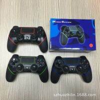 แชท-รองรับตัวควบคุมเกมไร้สายบลูทูธดั้งเดิมสำหรับ PS4แป้นคุมเล่นเกม4ชิ้นและพีซี