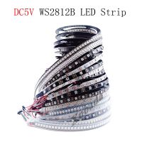 1m 2m 3m 4m 5m WS2812B WS2812 Led Strip Individually Addressable Smart RGB Led Strip Black/White PCB Waterproof IP30/65/67 DC5V LED Strip Lighting