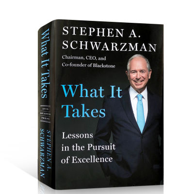 What it takes Steve Schwarzman hardcover know it all