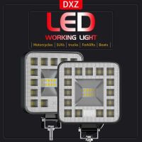 ไฟตัดหมอกรถมินิ69W 23led ทำงาน Dc12v สปอตไลท์ทรงสี่เหลี่ยม36V แท่ง Led รถ Suv Atv ออฟโรดขับรถไฟตัดหมอก