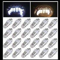 J08ไฟ LED ขนาดเล็กไม่กระพริบ24-150ชิ้นพร้อมแบตเตอรี่สำหรับลูกโป่งโคมไฟกระดาษตกแต่งปาร์ตี้ลายดอกไม้กันน้ำได้ในน้ำ