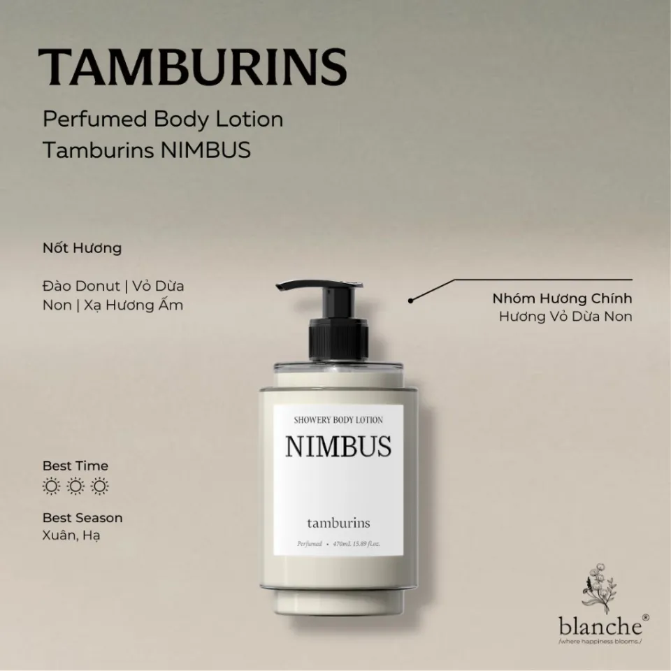 FOG tamburins SHOWERY BODY LOTION