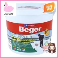 อะคริลิกทากันน้ำรั่วซึม BEGER ROOF GUARD W-001 #600 สีเขียว 4 กก.ACRYLIC ROOF COATING BEGER ROOF GUARD W-001 #600 GREEN 4KG **ลดราคาจัดหนัก **