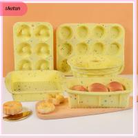 SHUTUN Bakeware แม่พิมพ์มูสมัฟฟินเครื่องมือทำขนมอบทรงกลมกระทะเค้กซิลิโคนแม่พิมพ์แฟลนระลอกพิมพ์ทำพุดดิ้งขนาดใหญ่