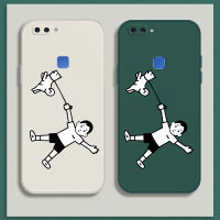 เคส Vivo X20 Case การ์ตูนด็อก เคสกันกระแทกซิลิโคนเหลวแบบเต็มรูปแบบต้นฉบับสี่เหลี่ยมจัตุรัสตัวป้องกันกล้องด้านหลัง