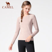 Camel Áo Nỉ Mỏng Dài Tay Thể Thao Cho Nữ Áo Thun Thể Thao Nhanh Khô