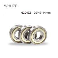 WHUZF – roulement à billes à gorge profonde 20x47x14mm ( 2/4 pièces) ABEC-1 6204 Z ZZ 6204 440C roulement à billes 6204Z offre spéciale 2021