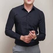 Bộ 2 sản phẩm F8888 1 Áo Sơ Mi nam Đen F8888+ 1 Quần Âu Đen F8888