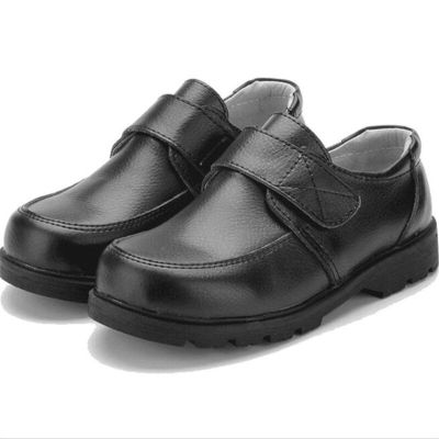 ชายรองเท้าหนังแท้สีดำนักเรียนรองเท้าเดียวเด็กชุดที่เป็นทางการแคทวอล์ประสิทธิภาพ Shoes