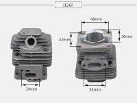 Tl33/Cg330 1e3 6f เครื่องเหลาแปรง Gr Trimmer ชุดกระบอกสูบ Dia 36Mm