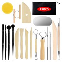 Pottery Clay Sculpting Tools Wood Ceramics Carving Modeling Craft Polymer Shaping Building Kit Kid Adults Diy Make Supplies Tool